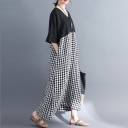 Robe tunique avec jupe à carreaux 4