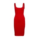 Robe unie à bretelles 8
