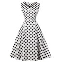 Robe vintage avec jupe évasée 1