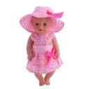 Robes avec chapeau pour poupées 35