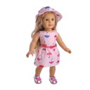 Robes avec chapeau pour poupées 3