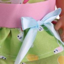Robes avec chapeau pour poupées 11