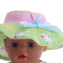 Robes avec chapeau pour poupées 12