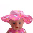 Robes avec chapeau pour poupées 17