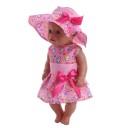 Robes avec chapeau pour poupées 22