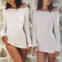 Robes blanches pour femmes avec le dos dénudé 6