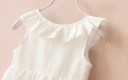 Robes d'été pour filles Thin - blanches 3