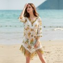 Robes de plage pour femmes avec des fleurs 1