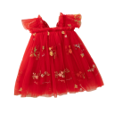 Robes de princesse d'été pour filles avec ailes de papillon et broderie de fleurs en tulle pour les tout-petits, pour les célébrations et les séances photo 5