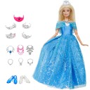 Robes et accessoires pour poupées 14 pièces 11