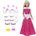 Robes et accessoires pour poupées 14 pièces 13