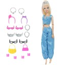 Robes et accessoires pour poupées 14 pièces 15