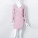 Robes femmes avec zip J2420 2