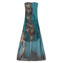 Robes longues à motif de paon 3
