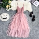 Robes longues avec jupe en tulle 7