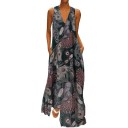 Robes longues avec motif de paon 8