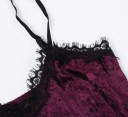 Robes mini en velours pour femmes 8
