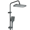 Robinet de douche avec pomme de pluie et douchette Douche bidet pour eau froide et chaude Système de salle de bain avec ensemble de douche haute 5