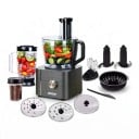 Robot de cocina TopStrong YYFP405 11 en 1 1100 W 3 velocidades y función de pulso Tazón 3,2 l y batidora 1,5 l Corte y amasado Para verduras 9