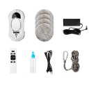 Robot Window Cleaner with Remote Control 5600Pa Suction Two Rotating Discs 8x Cloth Safety Rope 1.5m+4m Cable 2