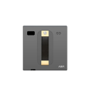 Robotfönsterputsare 22x22x6 cm Dubbel vattenspray 3000Pa sugkraft Bluetooth-app Lasersensor Fjärrkontroll Smart minne 1