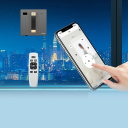 Robotfönsterputsare 22x22x6 cm Dubbel vattenspray 3000Pa sugkraft Bluetooth-app Lasersensor Fjärrkontroll Smart minne 2