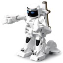 Robotické hračky na dálkové ovládání bojové roboti s boxerským zvukem a světelnou indikací zásahu plast černý a bílý souboj pro děti 2