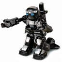 Robotické hračky na dálkové ovládání bojové roboti s boxerským zvukem a světelnou indikací zásahu plast černý a bílý souboj pro děti 3