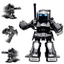 Robotické hračky na dálkové ovládání bojové roboti s boxerským zvukem a světelnou indikací zásahu plast černý a bílý souboj pro děti 4