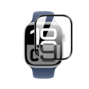 Robustní sada 3 ks ochranná fólie pro Apple Watch 7 8 9 41 mm 3D ultratenká HD ochrana displeje proti poškrábání citlivý dotyk bez bublin 8