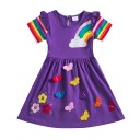 Rochia colorată a fetei N80 20
