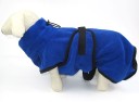 Rochie absorbantă pentru câini din microfibră Prosop absorbant pentru uscare Protecție împotriva frigului Strângere la gât și pe piept Deschidere 4