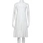 Rochie albă de plajă pentru femei 3