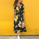 Rochie camasa cu imprimeu floral 3