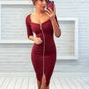 Rochie de damă cu fermoar 6