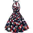 Rochie de damă cu panglică A2812 7