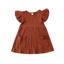 Rochie de fată cu buzunare 4