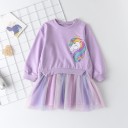 Rochie de fată cu unicorn 2