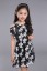 Rochie de fetita moderna cu model floral J1389 6