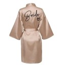Rochie de noapte pentru mireasă din satin ușor și fin cu mesaj pentru mireasă 5