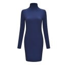 Rochie de toamnă pentru femei, cu guler 3