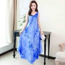 Rochie de vară cu imprimeu în dimensiuni supradimensionate 4