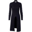 Rochie extravagantă cu guler gulerat 1