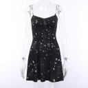 Rochie gotica scurta neagra 1