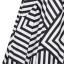 Rochie lungă alb-negru pentru femei, cu imprimeu 3