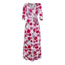 Rochie lungă cu flori Beatrice 2