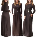 Rochie lungă cu mâneci 4