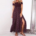 Rochie lungă de damă cu fantă mare 2