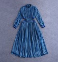 Rochie maxi albastră pentru femei 1