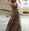 Rochie maxi cu model leopard 3